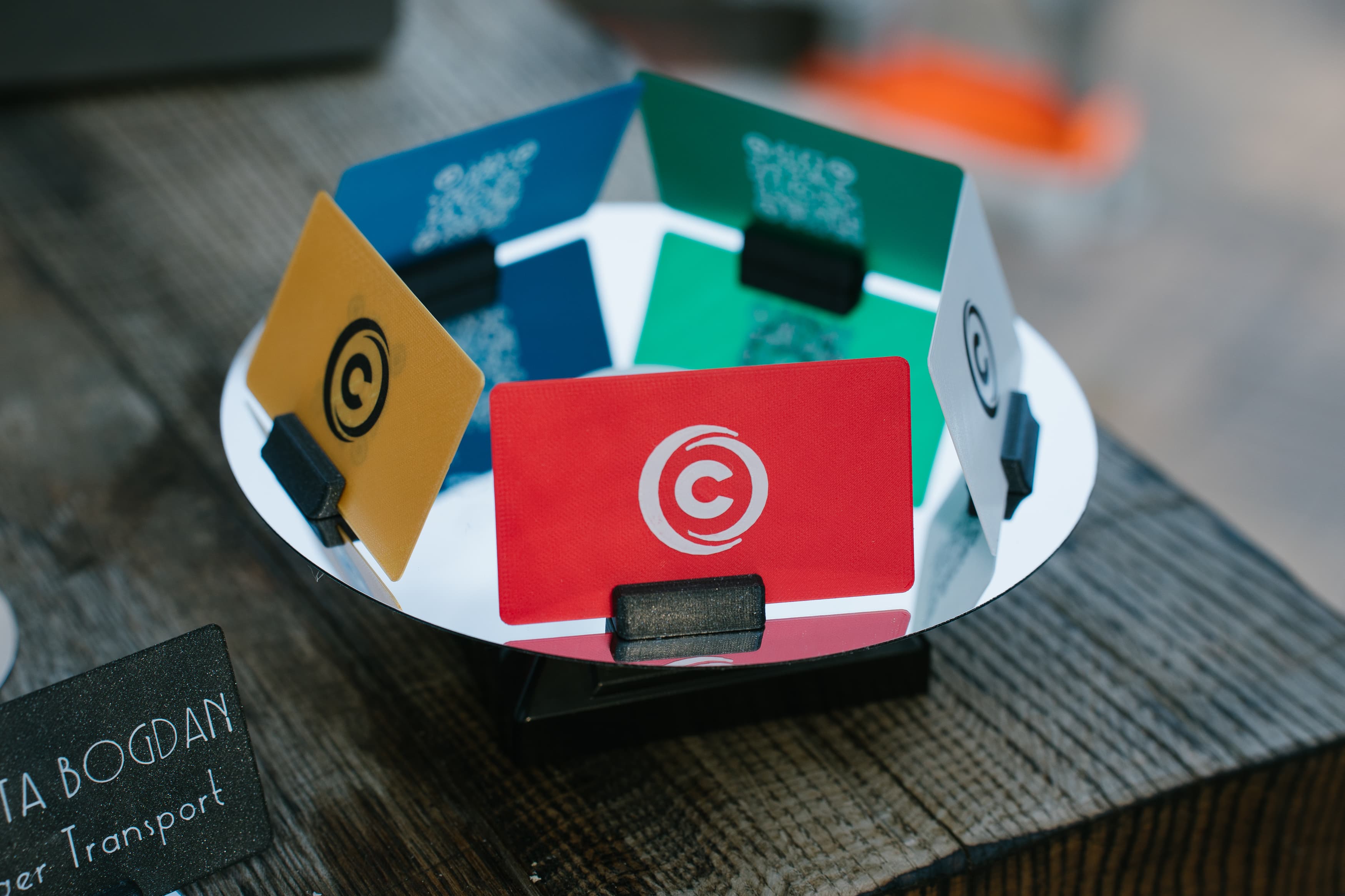 Carte de vizita digitala Printata 3D - All Colors